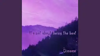 It's not about being the best
