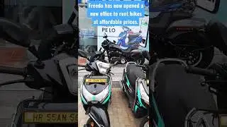 Freedo rental has now opened a new office in Gurgaon to rent bikes at affordable prices #freedobike