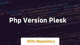 php version plesk