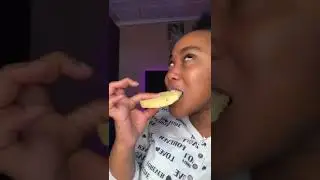 I am eating a pineapple 🍍