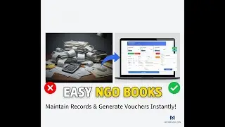 NGO Ka Record Kaise Maintain Kare? Easy NGO Books Software Full Demo