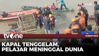 Perahu Ketek Terbalik, Seorang Mahasiswi Tenggelam di Musi Banyuasin | Kabar Pagi tvOne