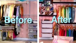 Makeover Wire Closet (Container Store Inspired) BUDGET