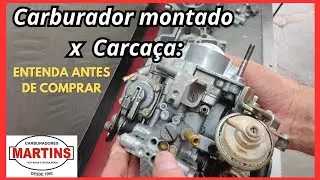 Difference between assembled carburetor, housing, and dead housing.