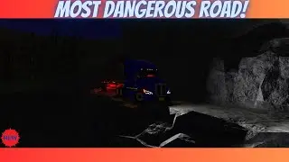 Ultimate Challenge: Driving on Roblox Trucking Empire's Most Dangerous Road!