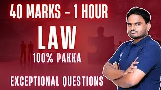 Law Exceptional Questions | CA Inter Law | Sept 2025 Exams