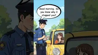 🚔 Speeding Ticket Roleplay &ndash; Everyday English Conversation #english
