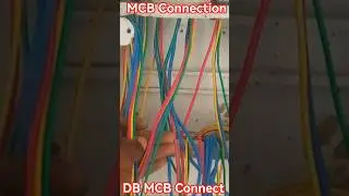 MCB Connection #electrical 😱 #mcb #shorts #wiring #electric #viral #wire