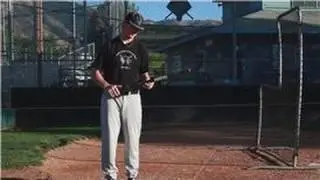 Baseball Tips & Training : How to Tap a Wood Baseball Bat