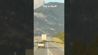 Scenic Road to Banff National Park | Rocky Mountains Drive #canada #banff
