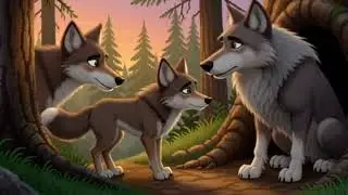 Do bhai aur teen mauke| wolf brother story#cartoon #animation