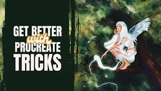 Easy Procreate Tips & Tricks 🎨 | Step-by-Step Beginner Tutorial (Full Illustration)