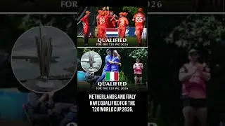 Netherlands and Italy have qualified for the T20 World Cup 2026#Italy#shorts #Netherlands #T20WC2026