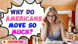 Why Americans Move So Much | Can You Start Again? | Slow English Story for Listening Practice