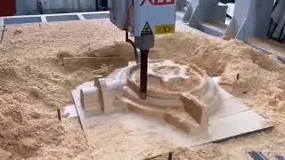 polystyrene wood foam fiberglass aluminum mold mould milling cnc machine