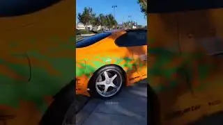 Toyota Supra Orange 😍🔥💥 Awesome colour 😍🔥 #toyota #supra #supercars