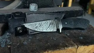 Making a Leather Sheath Worthy of a Damascus Knife