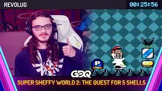 Super Sheffy World 2: The Quest for 5 Shells by revolug in 25:56 -  Awesome Games Done Quick 2025