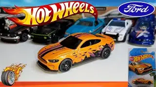 Custom Hot Wheels 2018 Ford Mustang GT HW Speed Blur 4/10