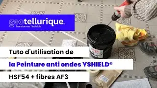👉  Tuto d'utilisation de la Peinture anti ondes YSHIELD&reg; HSF54 + fibres AF3 🟠 🧑&zwj;🎨