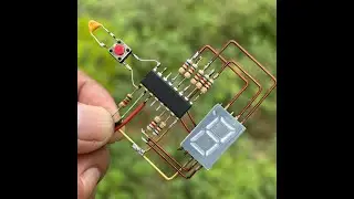 From Zero to Nine: Building a CD4026 Seven Segment Counter(DIY eectrical engineering project)