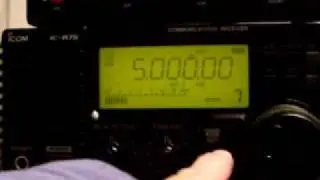 WWV Time Signal with ICOM IC-R75