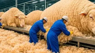 ОТ ГРЯЗИ ДО ПРЕМИУМ ШЕРСТИ: НЕВЕРОЯТНЫЙ ПРОЦЕСС ПРОИЗВОДСТВА НА САМЫХ МОЩНЫХ ЗАВОДАХ МИРА!