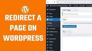 How to redirect a page on WordPress | No Plugins