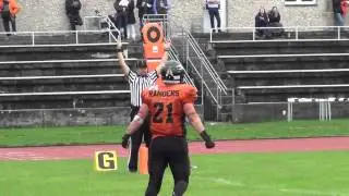 München Rangers gegen Albershausen Crusaders Playoffs 1. Spiel