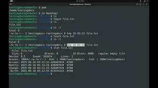 Create an Empty File on Linux 