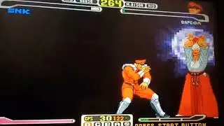 Capcom vs SNK Pro PS1 - Geese Howard Raging Storm CRAZY