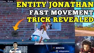 ENTITY JONATHAN FAST MOVEMENT TRICK REVEALED | JONATHAN MOVE AND SHOOT TIPS PUBG MOBILE | UI MAFIA