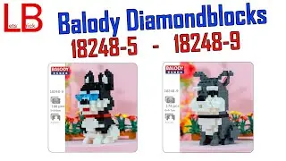 Review: Balody - 18248-5 - Huskie - 18248-9 - Schnauzer
