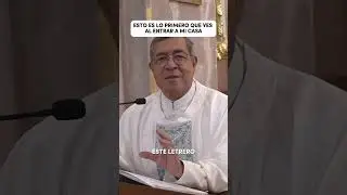 Lo primero que ves al entrar a mi casa.  #dios #padresamuelsilva #virgenmaria