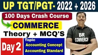 UP TGT PGT COMMERCE CLASSESS THEORY AND MCQ BY BR COMMERCE 