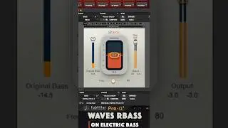 Waves RBASS - testing on electric bass #wavesaudio #audioplugins #bass #electricbass