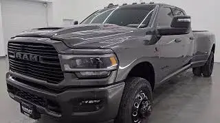 2023 Ram Ram 3500 Laramie Granite Crystal Metallic Clearcoat Used. walk around for sale in Fond Du L