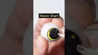 Bucolapal Moon Star Yellow Contact Lenses