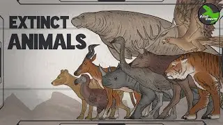 Extinct Animals Due to Human Activity :  Animated Size Comparison