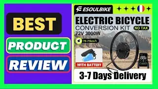 ESOULBIKE 72V 3000W Electric Bicycle Kit Rear Whee