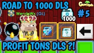 SULTAN PROFIT 150 DLS DARI VENDING MACHINE ?! RT1000DL #5 !! GROWTOPIA INDONESIA