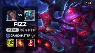 Fizz vs Udry Mid - EUW Grandmaster - Patch 15.4 Season 15