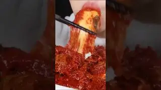 ASMR SUPER SPICY KIMCHI MUKBANG EATING ASMR SOUNDS#asmr #kimchi #koreanfood #food #viral