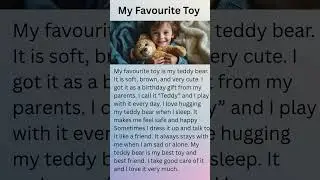 My Favourite Toy &ndash; A Short Essay for Kids