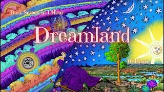 Sounds for Sleeping ⨀ Dreamland ⨀ 10 Hours ⨀ Dark Screen in 1 Hour ⨀ Music and Wind Ambiance