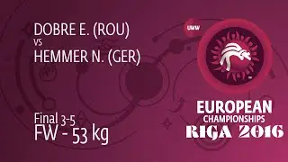 BRONZE:  Nina HEMMER (GER) df. Estera DOBRE (ROU) by FALL, 4-6