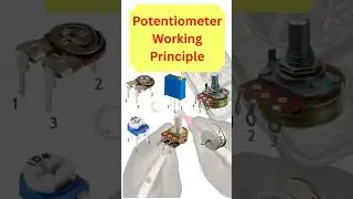Potentiometer Working Principle | How a Potentiometer Works #experiment #potentiometer#electronic