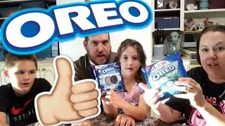 Trying out 2 kinds of OREO flavors