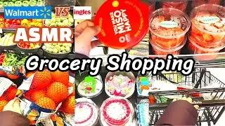 Walmart Grocery Shopping ASMR | Anxiety Relief Relaxing Satisfying Video❤️No Talking | Grocery Store
