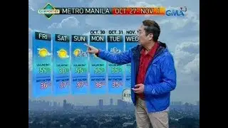 UB: Weather update as of 6:19 a.m. (October 27, 2017)